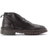 Moma  Herrenstiefel Schnürschuhe in Leder Dunkelbraun