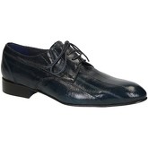 Leonardo Shoes  Herrenschuhe 020-17 PE ANGUILLA BLU