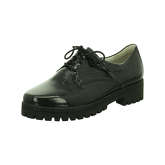 WALDLÄUFER Schnürhalbschuhe Schnürschuhe schwarz Damen