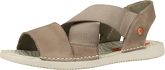 softinos Riemchensandale Leder/Textil