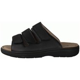 Slowlies  Pantoffeln Offene 215 Schwarz - Pantolette - , Schwarz, leder (nubuk)