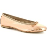 Leonardo Shoes  Ballerinas 6087 CUOIO LAMINATO