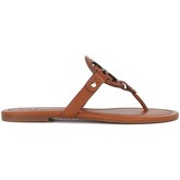 Tory Burch  Sandalen Sandalo Miller in pelle cuoio con logo traforato