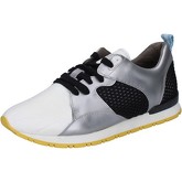 Date  Sneaker sneakers weiß textil silber leder AB600