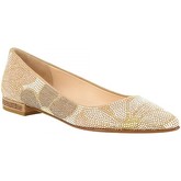 Leonardo Shoes  Ballerinas VIA CORTA CAMEL STRASS
