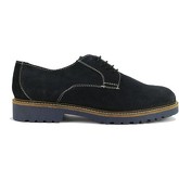Rue 51  Herrenschuhe elegante blau wildleder AH591