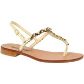 Leonardo Shoes  Sandalen E103 PLATINO/NERO