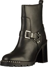 Bronx High-Heel-Stiefelette Leder