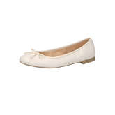 CAPRICE 9-22100-24 040 Damen Ballerina Leder White Weiss Klassische Ballerinas weiß Damen