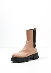 INUOVO Stiefel Leder/Textil