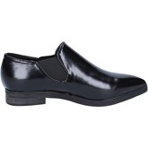 Francescomilano  Damenschuhe slip on mokassins schwarz leder BX327