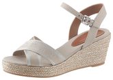 TOMMY HILFIGER Keilsandalette TOMMY METALLIC MID WEDGE SANDAL