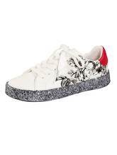 Liva Loop Sneaker mit Glitterplateaulaufsohle