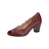 Gerry Weber Peeptoe Formstabil Schlupf Klassische Pumps rot Damen