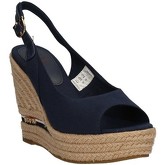 U.s Polo Assn  Sandalen 4091S0/C2 Mit Keil Damen DK BLAU