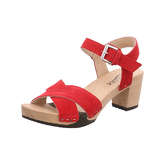 SOFTCLOX Sandalen Klassische Sandalen rot Damen