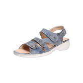 Finn Comfort Damen Sandale Komfort-Sandalen blau Damen