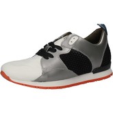 Date  Sneaker sneakers weiß textil grau leder AE584