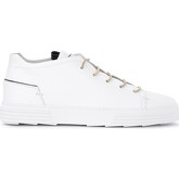 Moma  Sneaker Sneakers Oliver in Leder Weiß mit Lederschnürsenkeln