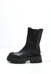INUOVO Stiefel Leder/Textil