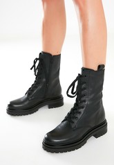 INUOVO Schnürstiefelette Leder