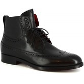 Leonardo Shoes  Herrenstiefel 8118 VITELLO NERO