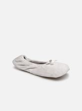 Sarenza Wear - Chaussons Ballerines Velours Femme - Hausschuhe, grau
