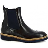 Leonardo Shoes  Herrenstiefel M631-05 DALLAS BLU(391)