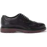 Hogan  Herrenschuhe Schnürer H393 Route in Leder Schwarz