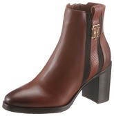 TOMMY HILFIGER High-Heel-Stiefelette TH INTERLOCK HIGH HEEL BOOT