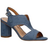 Queen Helena  Sandalen ZM6058 Mit Ferse Damen BLAU