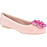 Leonardo Shoes  Ballerinas 6087 VELOUR ROSA