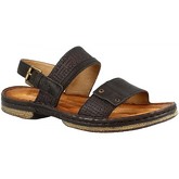 Leonardo Shoes  Sandalen 434011 NERO LEGNO