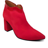 Gennia  Stiefeletten MEDCUR Rot Veloursleder Lackleder