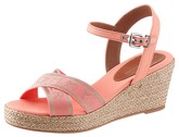 TOMMY HILFIGER Keilsandalette TOMMY METALLIC MID WEDGE SANDAL