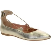 Leonardo Shoes  Ballerinas 117-30 CUOIO NAPPA PLATINO