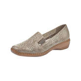 rieker Slipper & Mokassins Mokassins beige Damen