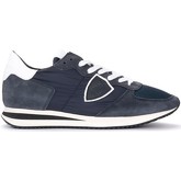 Philippe Model  Sneaker Sneaker Tropez X in Wildleder und Stoff Blau