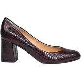 Gennia  Pumps VIVA Bordeaux-Schwarz Leder Schlangenprägung