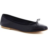 Leonardo Shoes  Ballerinas 6087 CUOIO NAPPA BLU