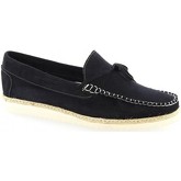 Leonardo Shoes  Herrenschuhe 244 CAMOSCIO BLUE