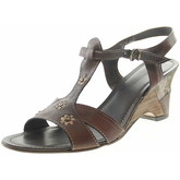 Lea Foscati  Sandalen Keilsandalette 71375V Braun