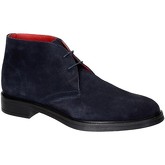 Leonardo Shoes  Herrenstiefel 1035-1 PE CAMOSCIO BLU