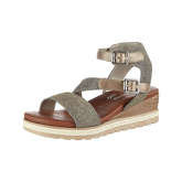 remonte Sandalen/Sandaletten Keilsandaletten gold Damen