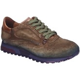 Lorenzi  Sneaker Schnuerschuhe Andy Velour Cuoio Olive Nuit Braun 12730-795