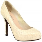 Leonardo Shoes  Pumps RIOMAGGIORE PITONE BIANCO