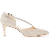 L'arianna  Pumps Pumps in Lurex Platin mit Riemchen