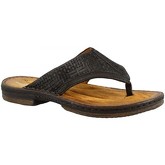 Leonardo Shoes  Zehentrenner 434012 NERO LEGNO