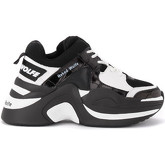 Naked Wolfe  Sneaker Sneaker Track in Leder Weiß und mit Krokodilleder-Print
