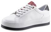 TOMMY HILFIGER Plateausneaker CROC PRINT LEATHER SNEAKER